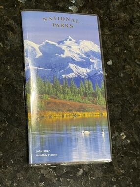 National Parks 2026-2027 Monthly Planner - Scenic Mountain Lake